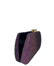 Dark Purple Beaded Clutch