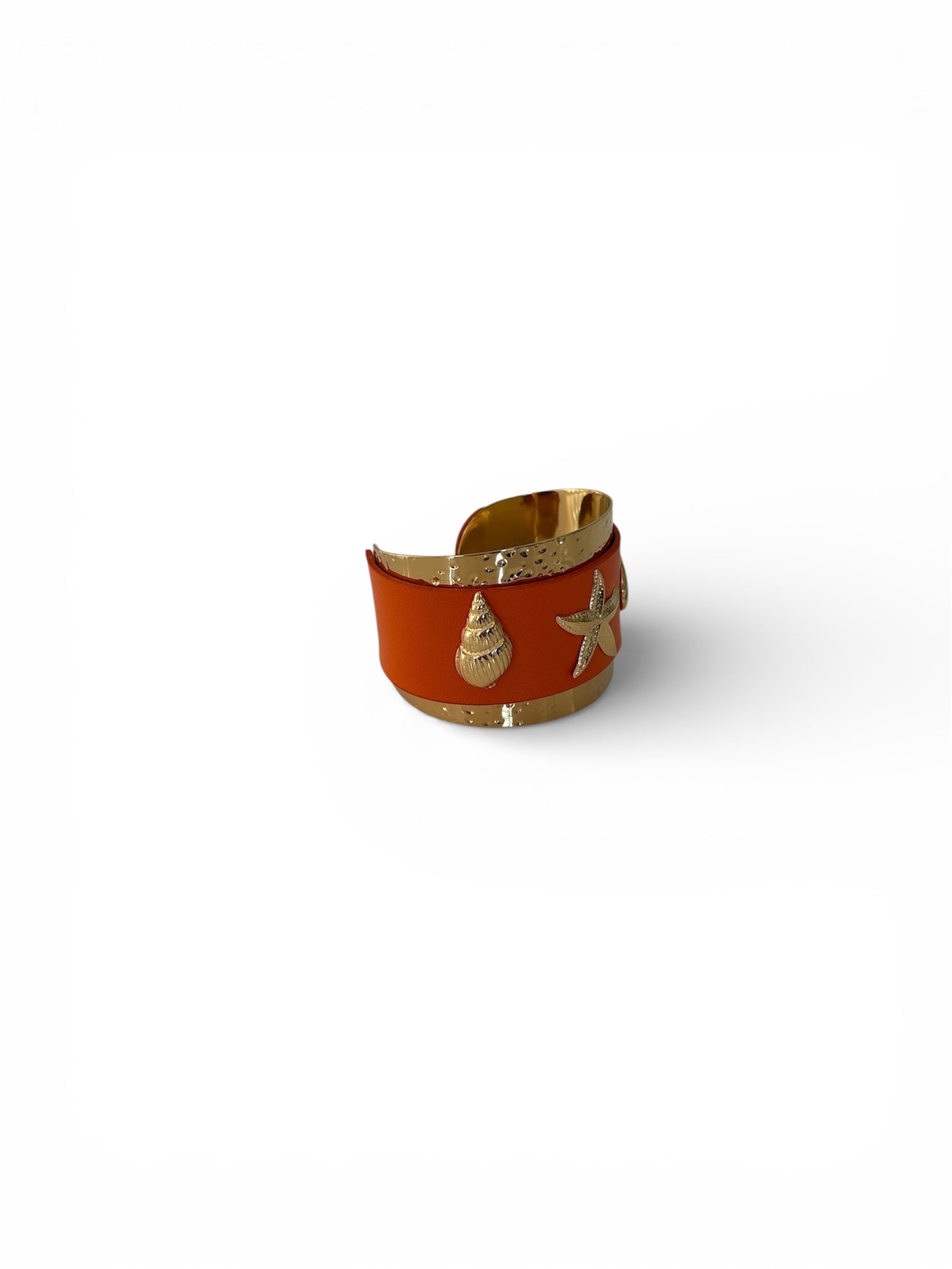 'Sienna' Orange Open Bangle