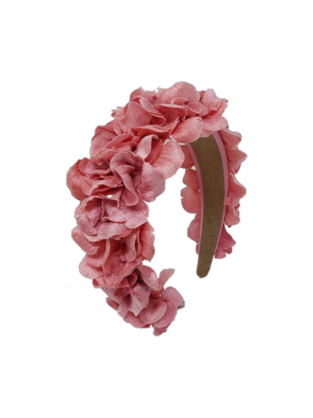 'Kate' Floral Headband Pink