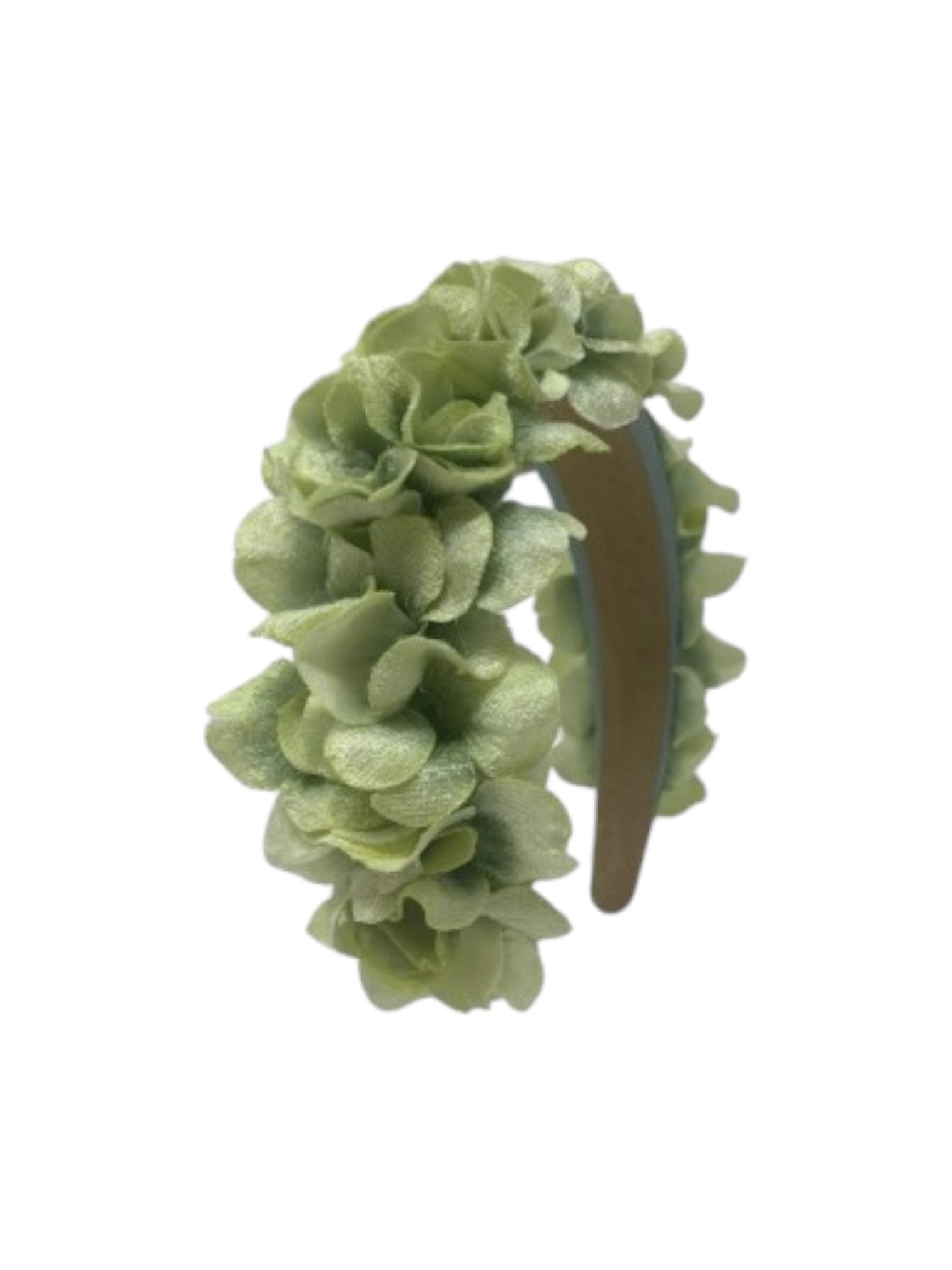 'Kate' Floral Headband Green