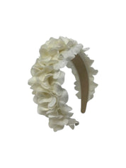 'Kate' Floral Headband Ivory