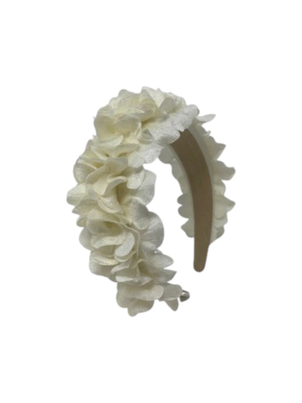 'Kate' Floral Headband Ivory