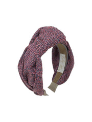 'Inisheer' Tweed Headband Pink