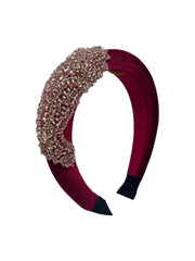 Alison Headband - Burgundy