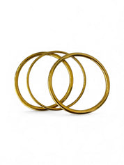 Gold Bangle Stack