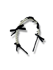 Pearl Bow Headband