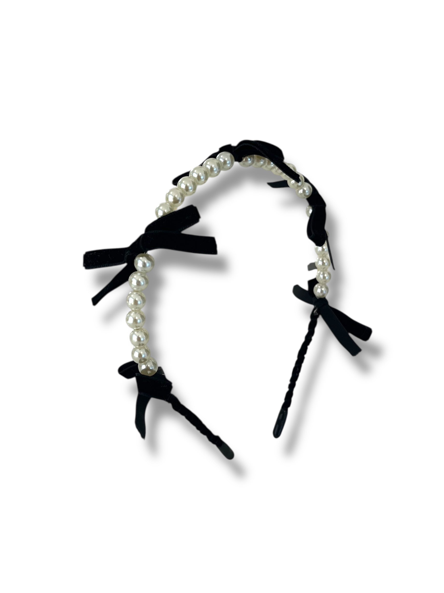 Pearl Bow Headband