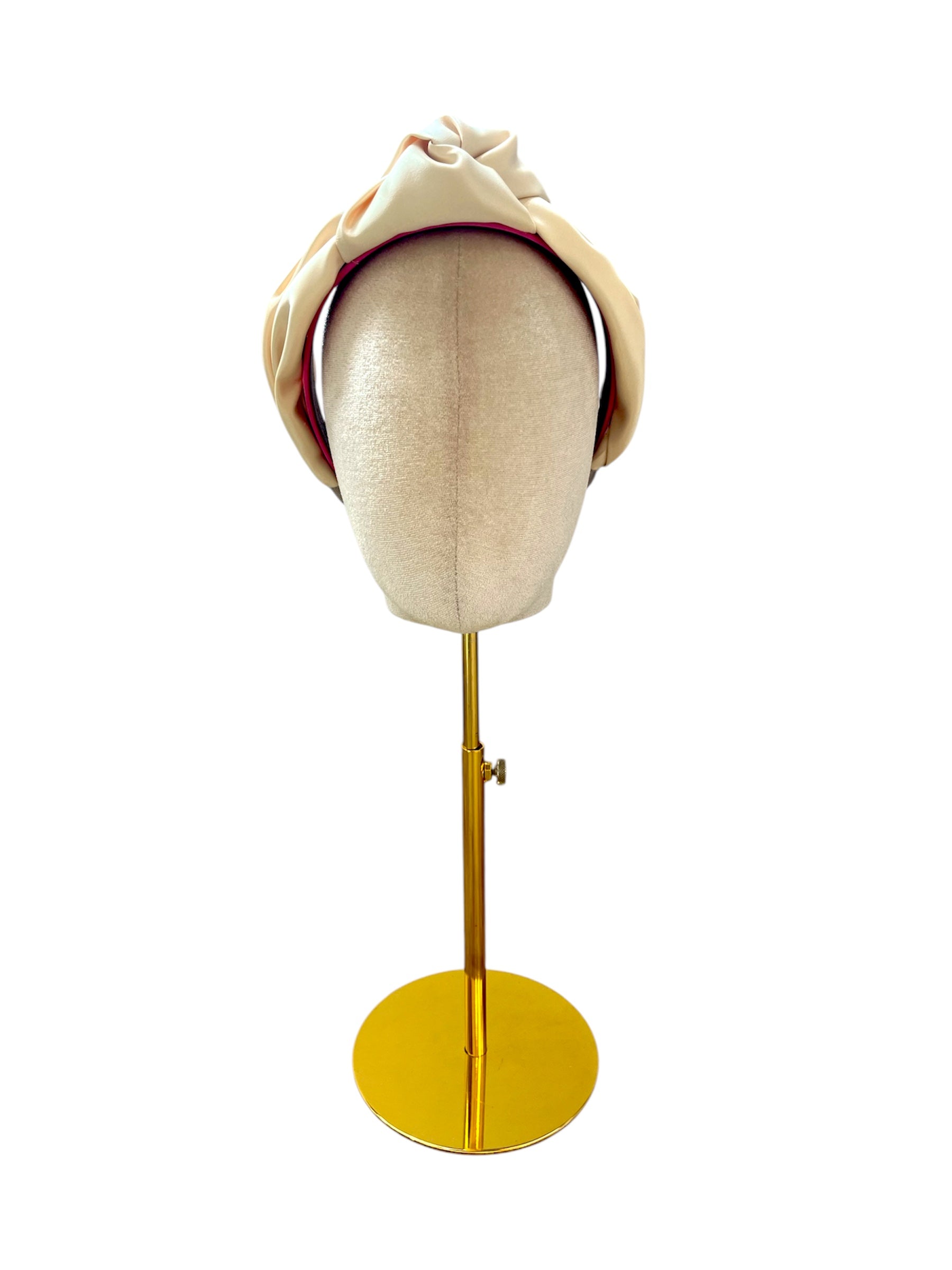 Buttermilk Yellow Satin Headband