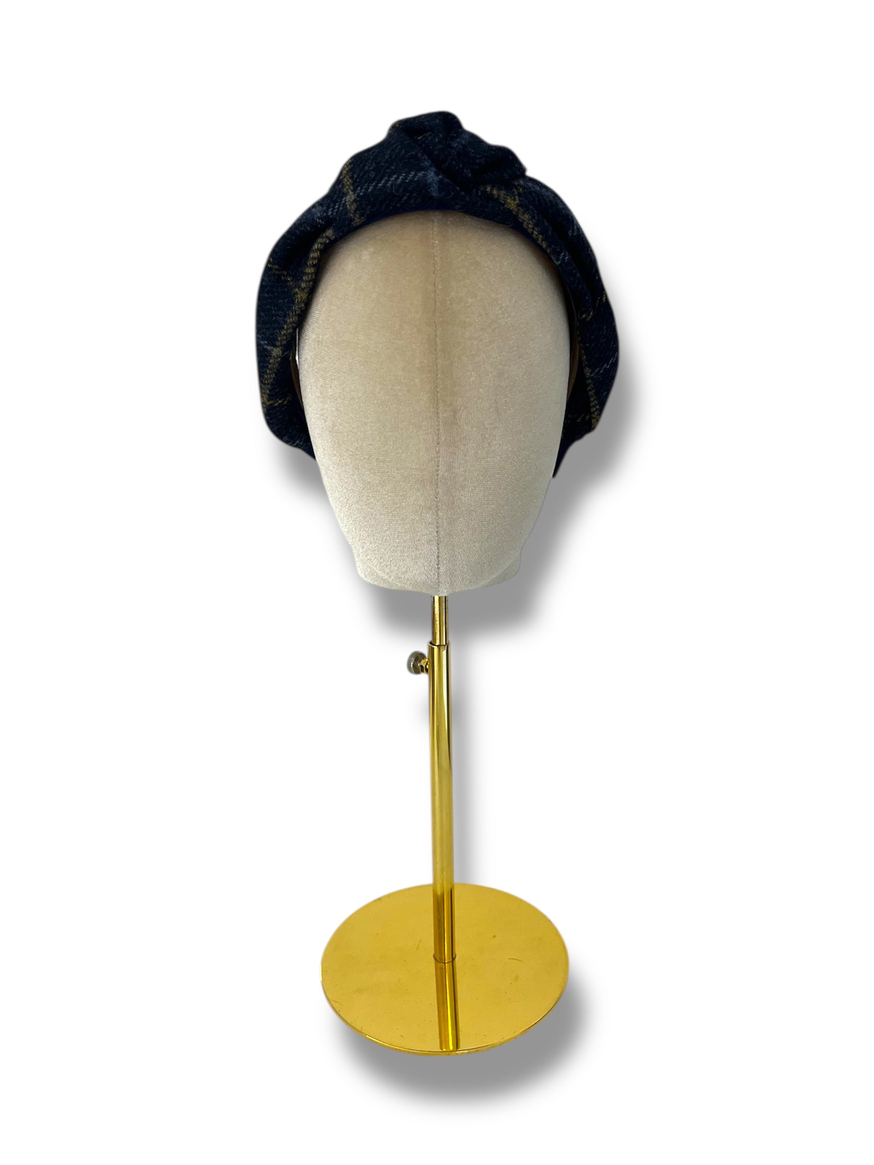 'Caoimhe' Tweed Headband Navy