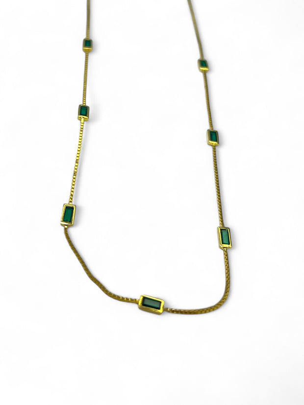 'Alice' Emerald Green Necklace