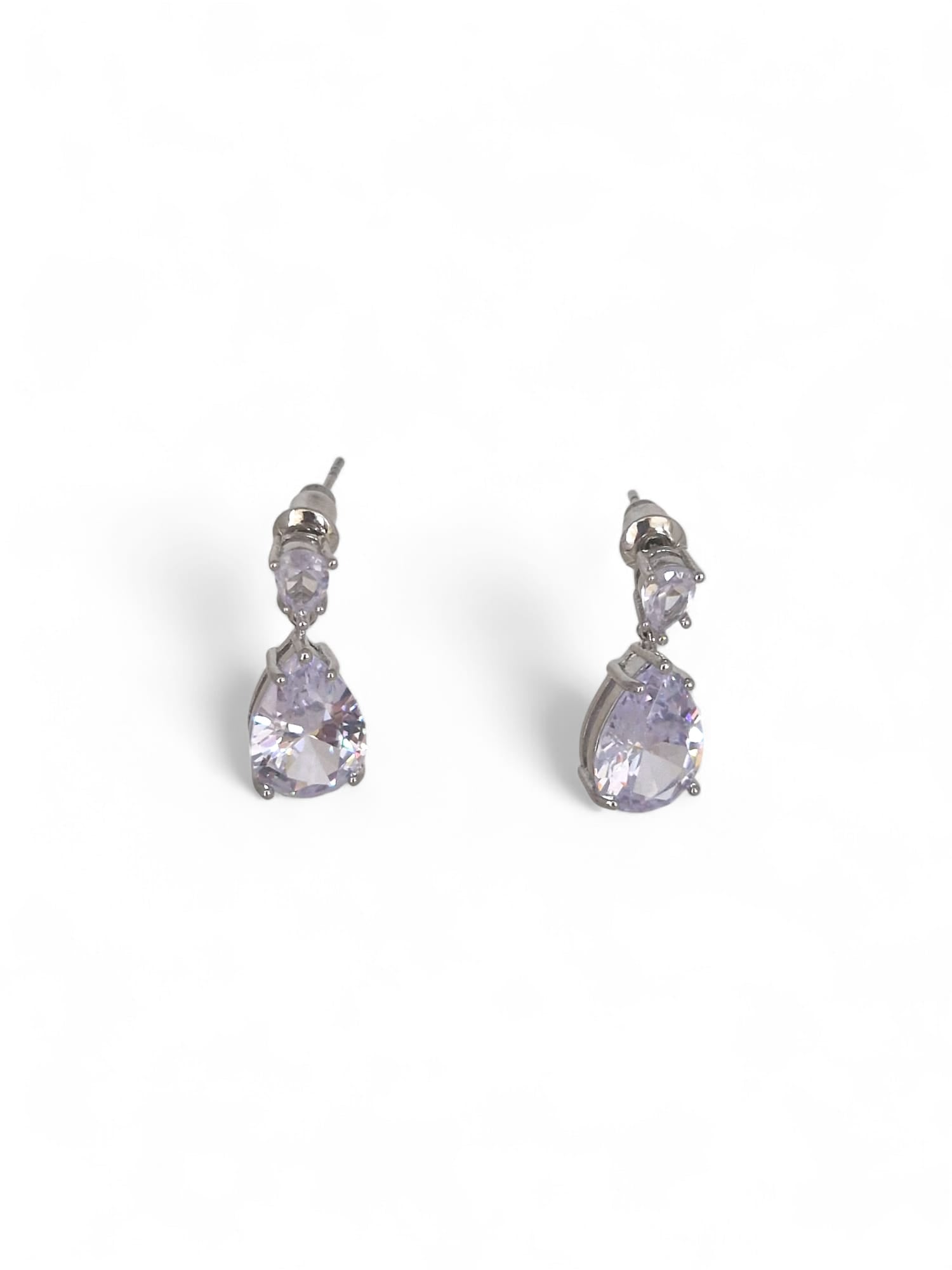'Maxine' Tear Drop Crystal Earrings