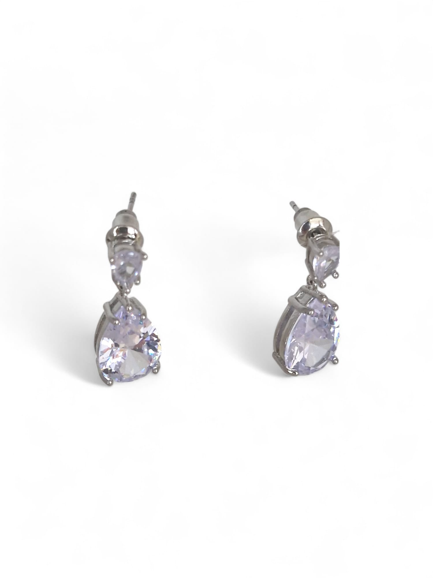 'Maxine' Tear Drop Crystal Earrings