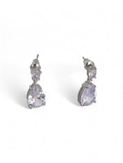 'Maxine' Tear Drop Crystal Earrings
