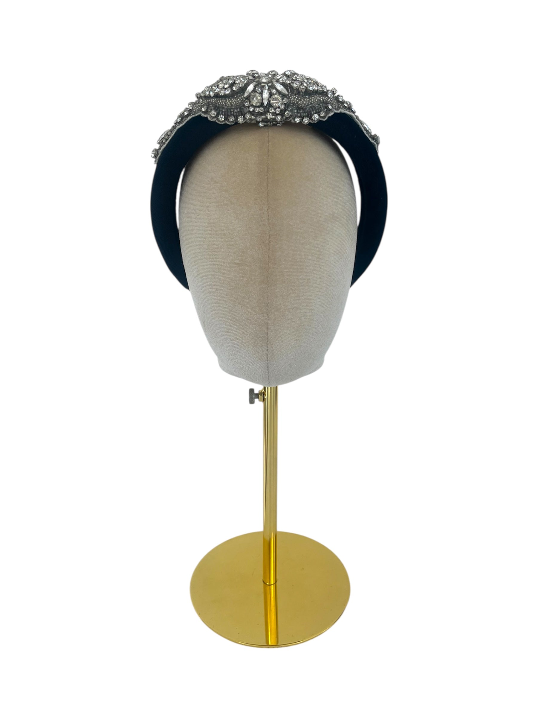 'Kylie' Padded Headband Black