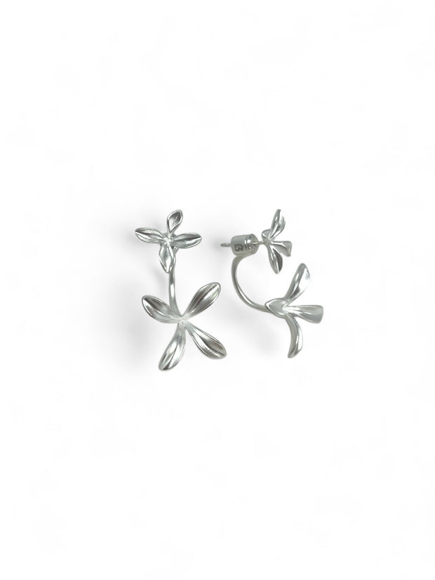 'Daisy Drop' Silver Earrings