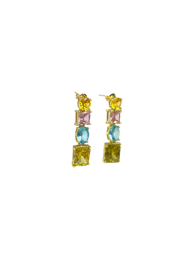 'Dori' Crystal Drop Earrings