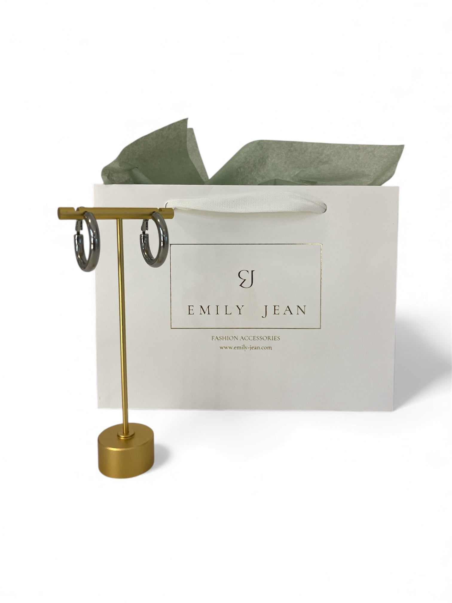 Small Silver Hoop Earrings