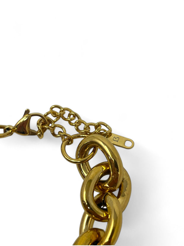 'Roz' Gold Chain Bracelet