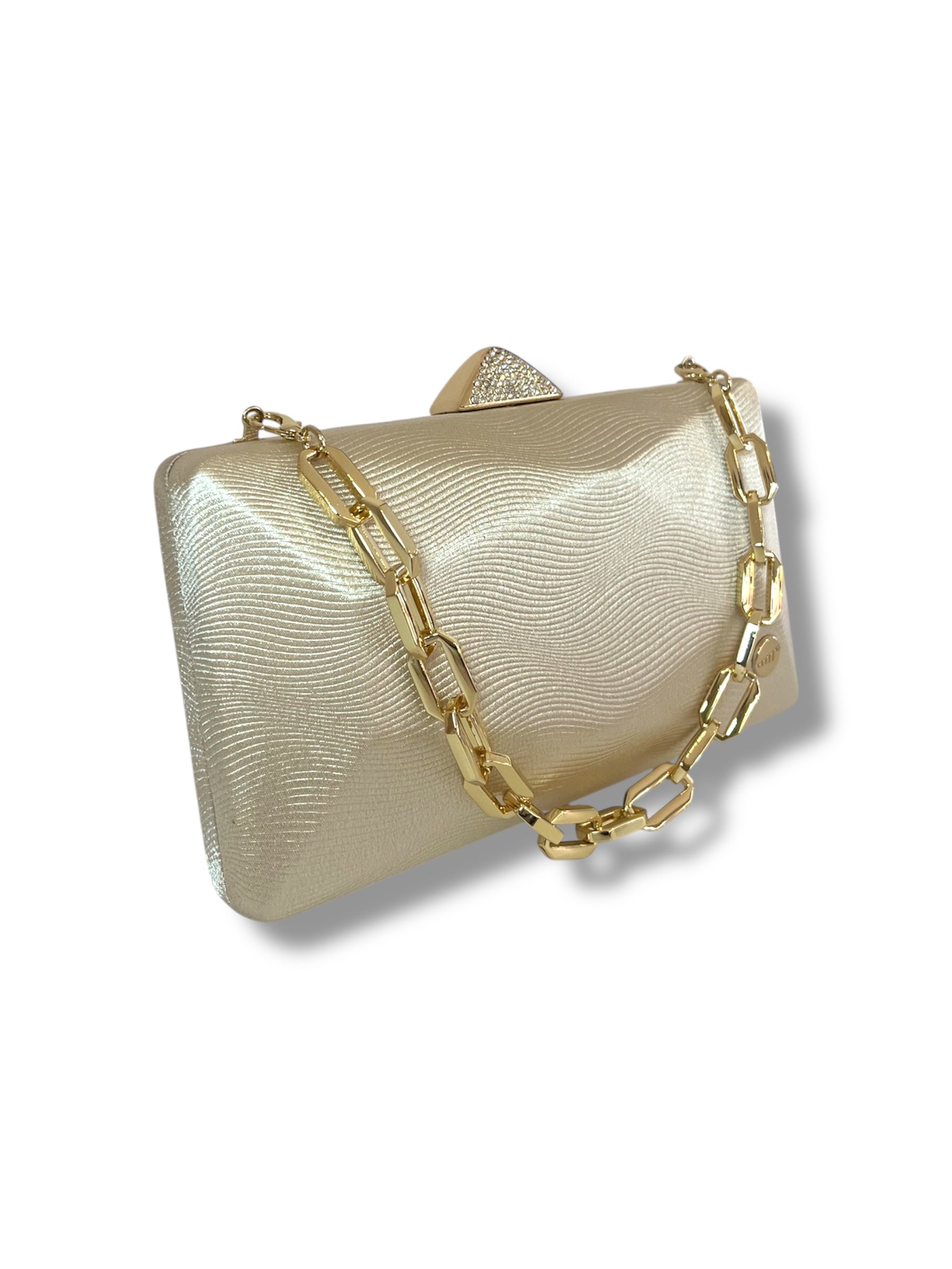 Light Gold Champagne Clutch