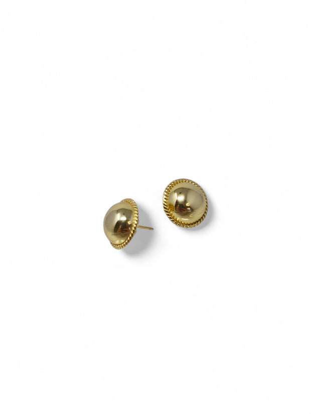 'Remie' Gold Stud Earrings