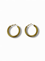 Large Gold Hoop Earrings
