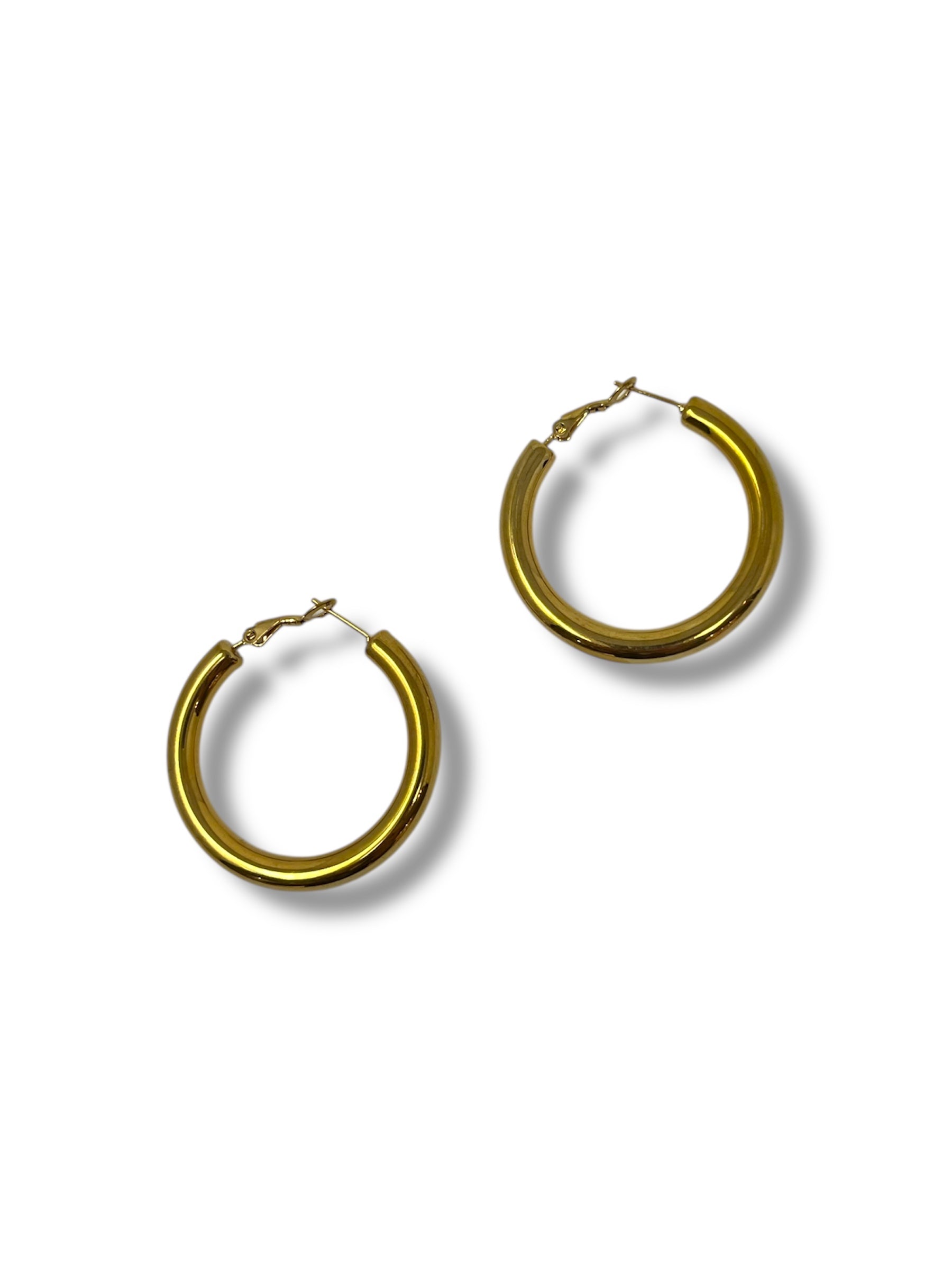 Large Gold Hoop Earrings