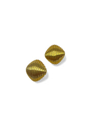 'Jenny' gold ripple studs