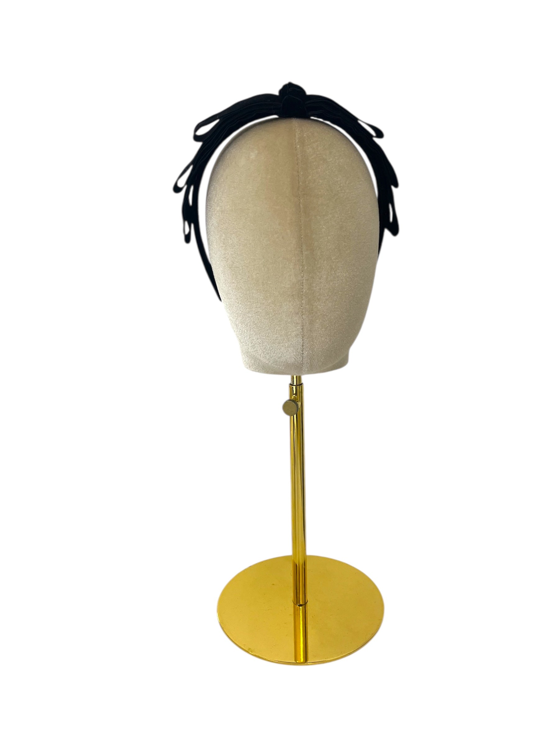 Black Velvet Bow Headband