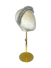 'Diva' Pearl Headband Silver