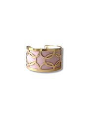 Lilac & White Reversible Bangle