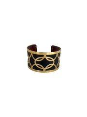 Burgundy & Black Reversible Bangle