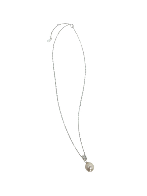 'Charlotte' Silver Pearl Necklace