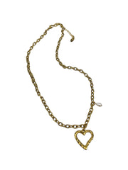 'Sofia' Gold Heart Necklace