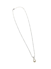 'Thea' Silver Silver Pearl Necklace