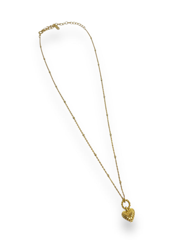 'Jessie' Gold Heart Necklace