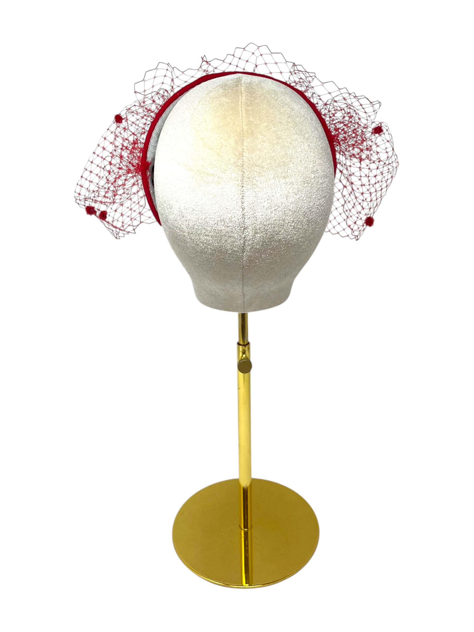 'Lucy' Red Headband