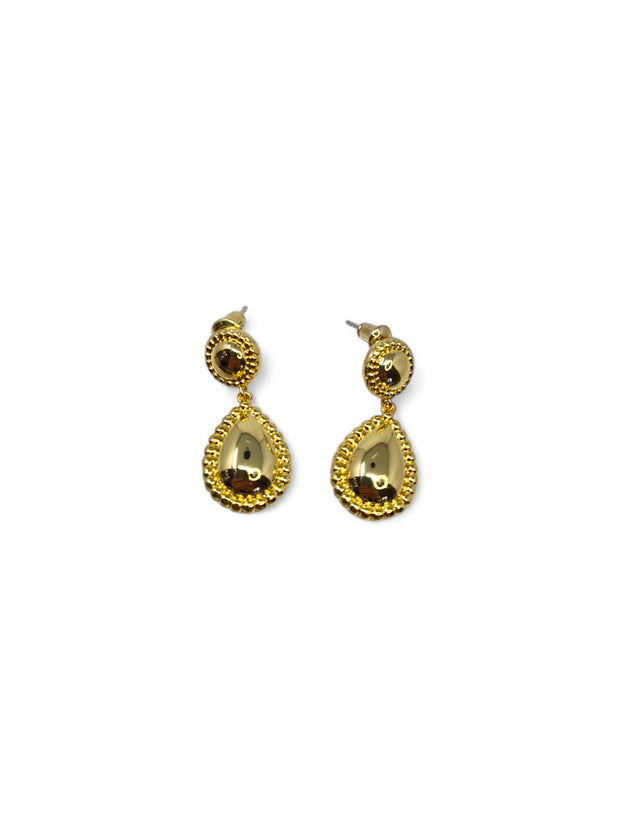 'Jess' Gold Tear Drop Earrings