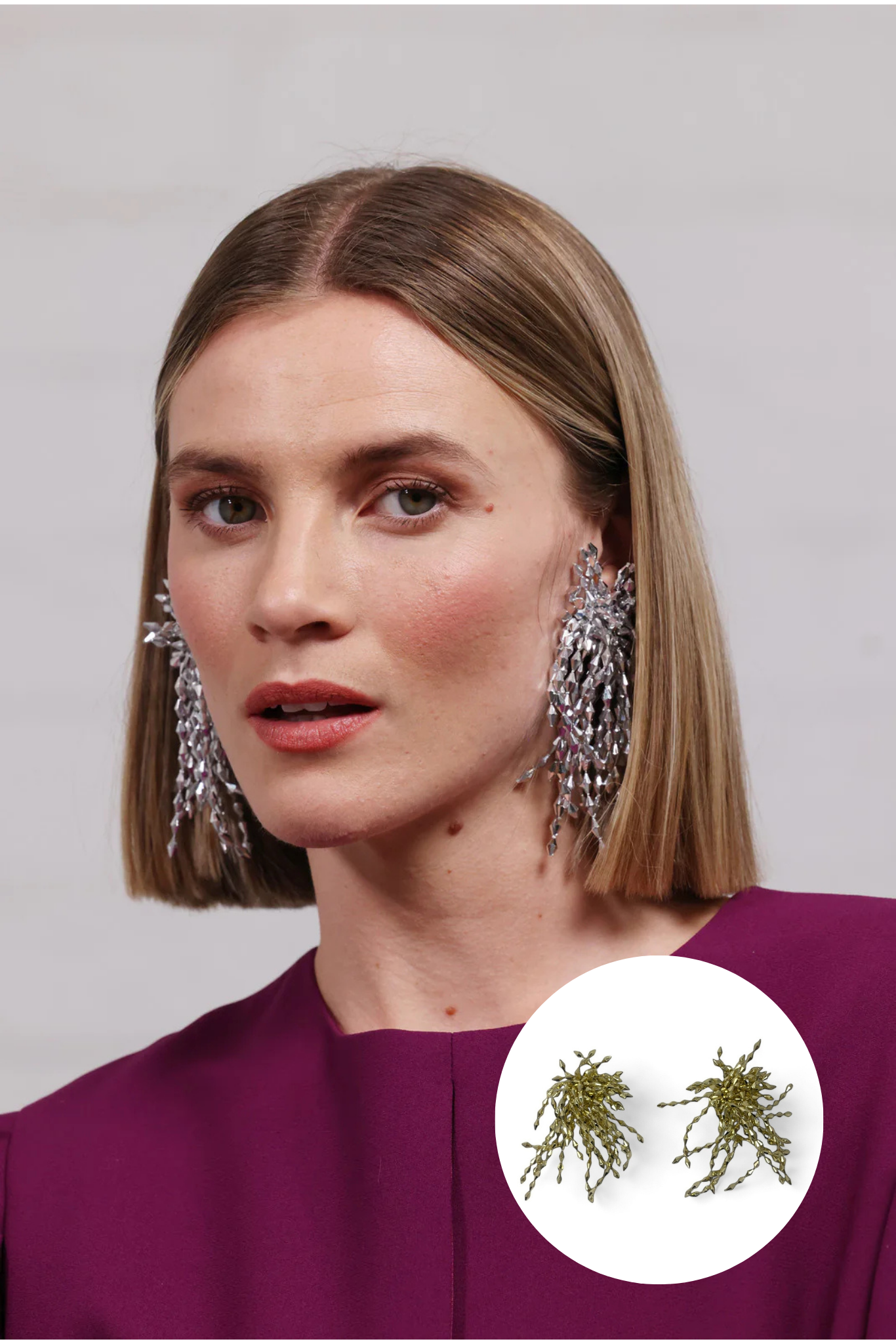 'Lexi' Gold Shimmer Earrings