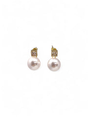 Pearl stud earrings