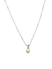 'Thea' Silver Silver Pearl Necklace