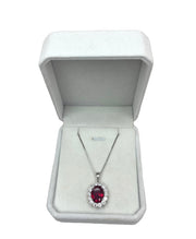Ruby Red Gemstone Necklace