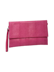 Fuchsia Pink Envelope Clutch