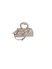 Metallic Silver Clutch