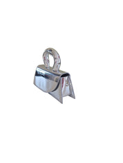 Metallic Silver Clutch