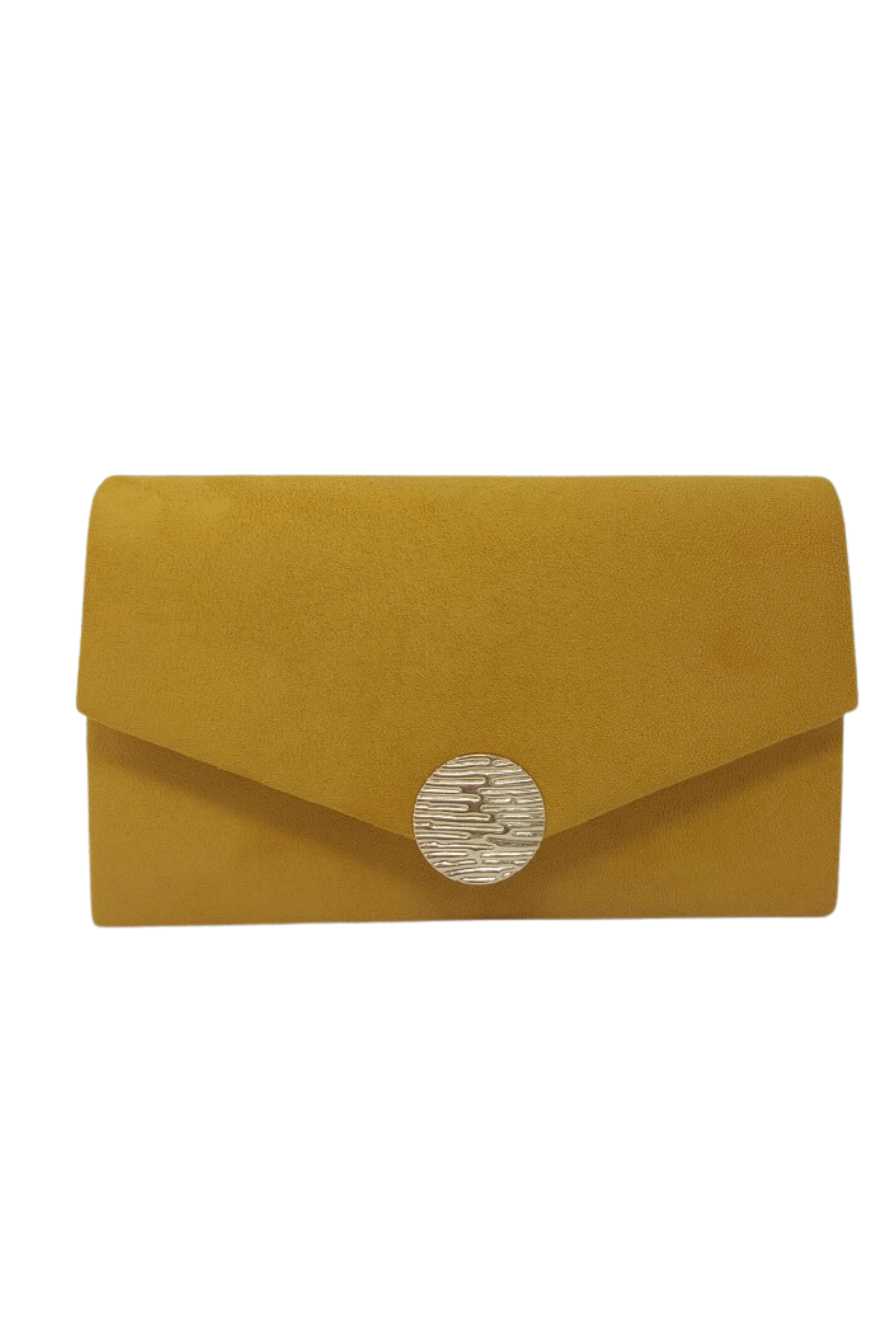 Mustard Envelope Clutch
