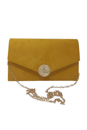 Mustard Envelope Clutch