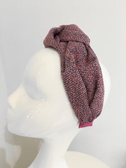 'Inisheer' Tweed Headband Pink