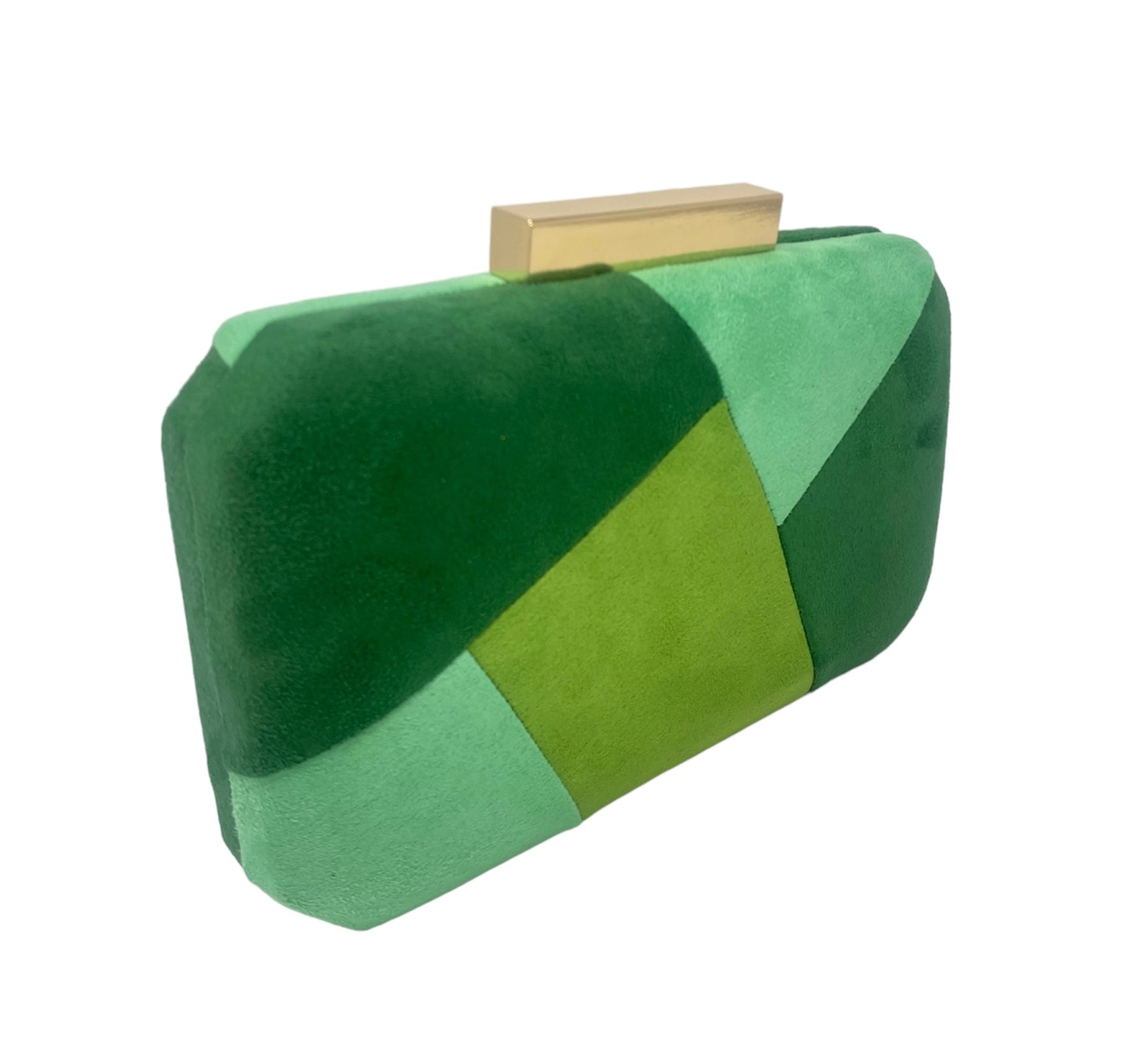 Green Pattern Clutch