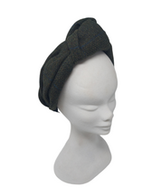 'Aileen' Irish Tweed Headband Moss Green