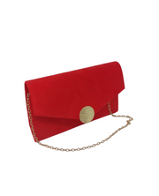 RED ENVELOPE STYLE CLUTCH